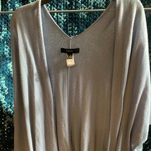 Long Lavender Blue Cardigan